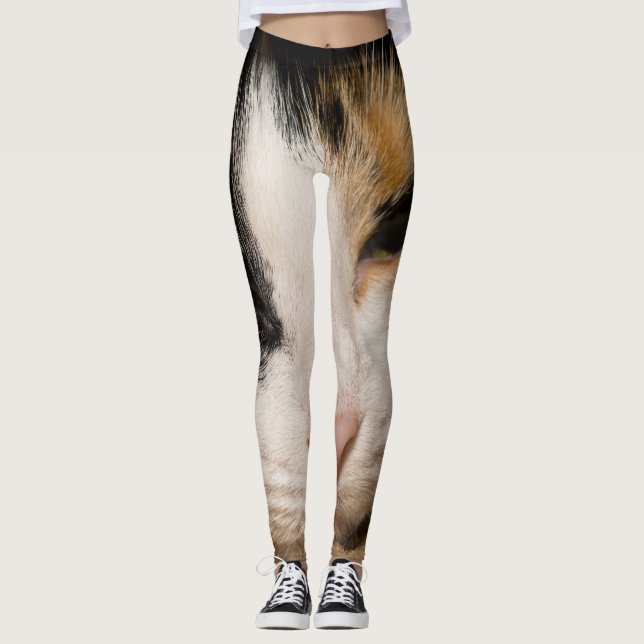 Calico Face Leggings (Front)