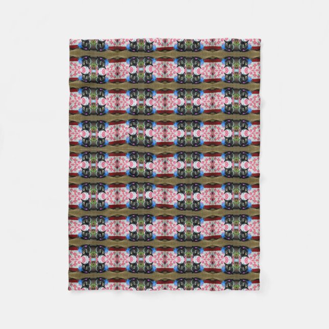 Calico III Fleece Blanket (Front)