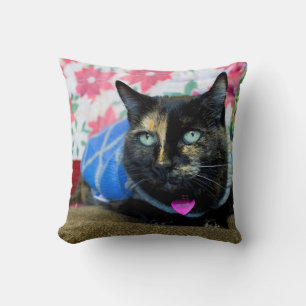 Calico III Throw Pillow