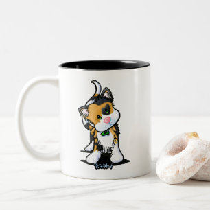 Calico Kitten KiniArt Mug