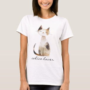 Calico Lover Happy T-Shirt
