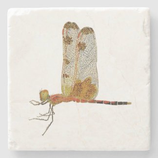 Calico Pennant Side View Coaster