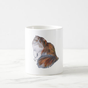 Calico Persian Cat Coffee Mug