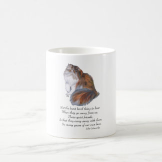 Calico Persian Cat Rainbow Bridge Coffee Mug