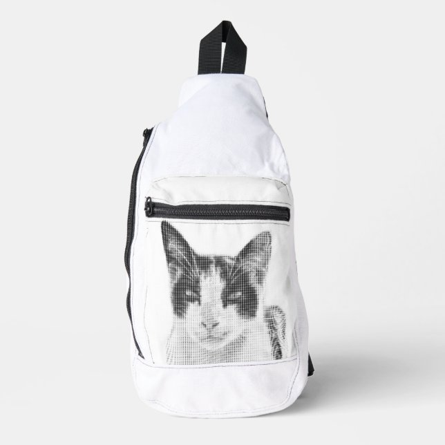 Calico Pop Halftone Sling Bag (Front)