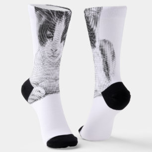 Calico Pop Halftone Socks