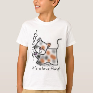 Calico RESCUE...it's a love thing! T-Shirt