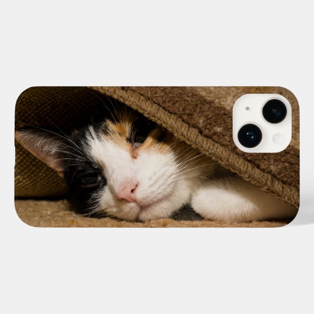 Calico Sous Le coque iphone Du Tapis (Verso (horizontal))