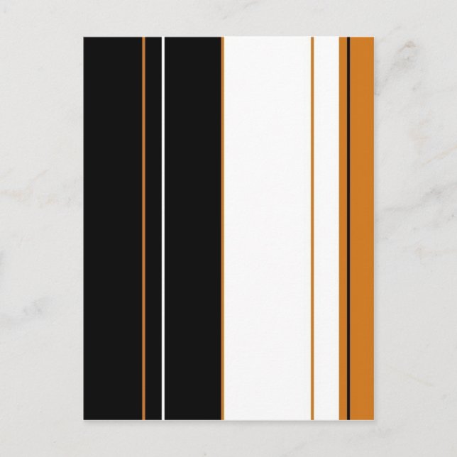 Calico Stripes Postcard (Front)