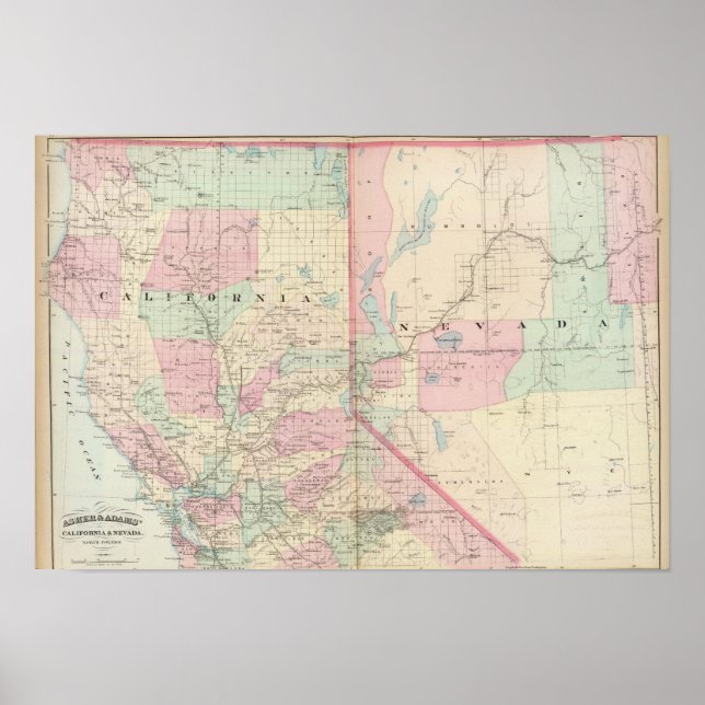 Calif, Nev north Poster (Front)