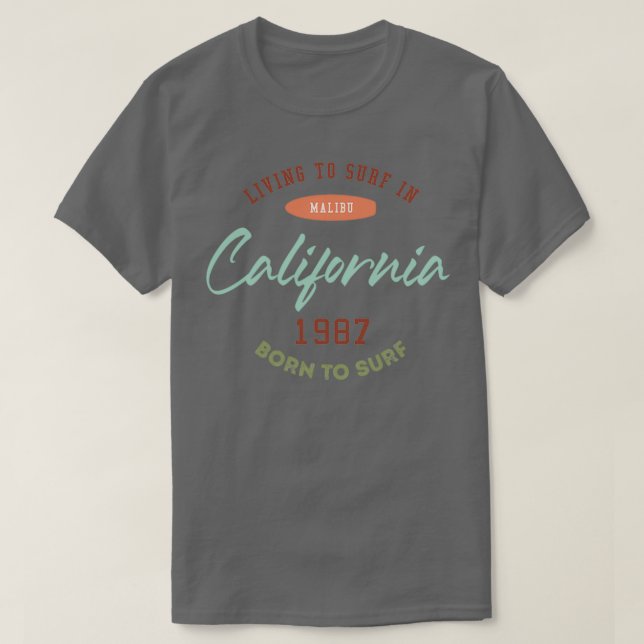 California 1987 T-Shirt (Design Front)