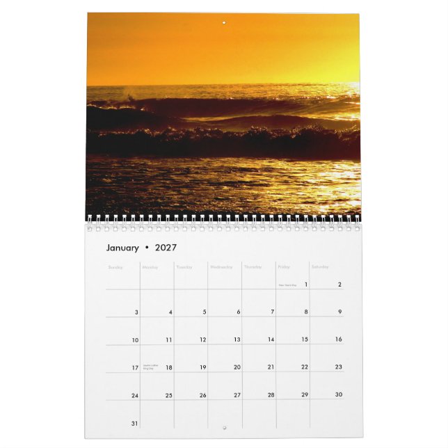 california 2012 calendar (Jan 2027)
