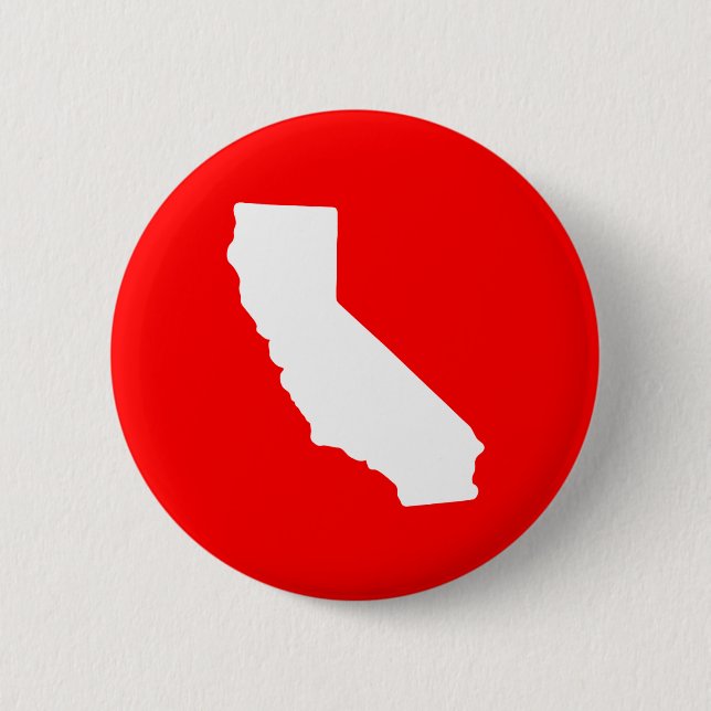 California 2 Inch Round Button (Front)