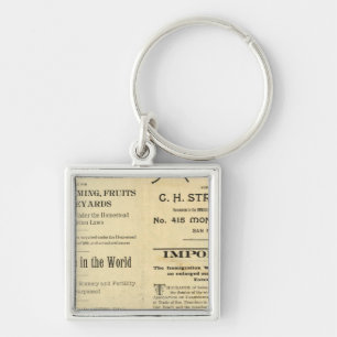California 2 keychain
