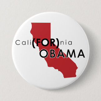 CaliFORnia 3 Inch Round Button