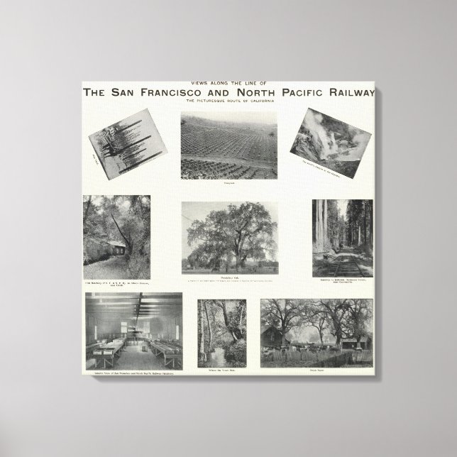 California 4 canvas print (Front)