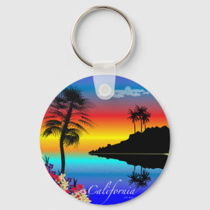 California 4 keychain