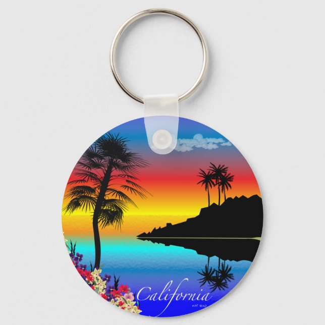 California 4 keychain (Front)