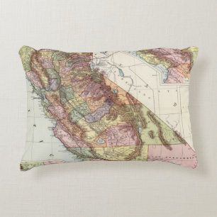 California 8 decorative pillow