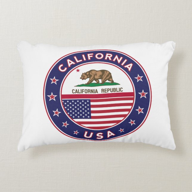 California Accent Pillow (Front)