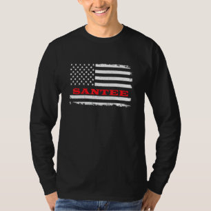 California American Flag Santee Usa Patriotic Souv T-Shirt
