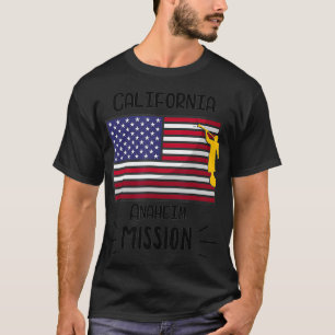 California Anaheim Mormon LDS Mission Missionary T-Shirt