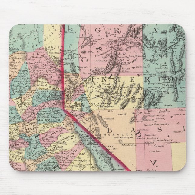 California and Nevada 2 Mouse Pad (Front)