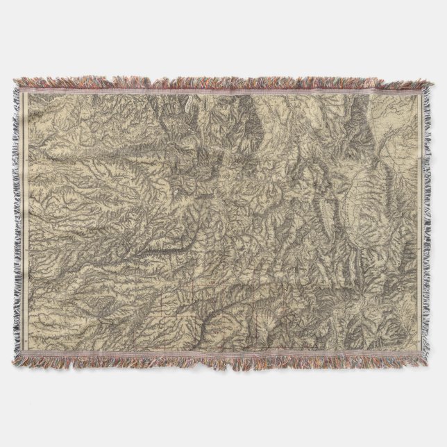 California and Nevada 4 Throw Blanket (Front)