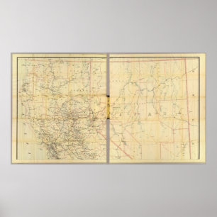 California and Nevada 5 Poster