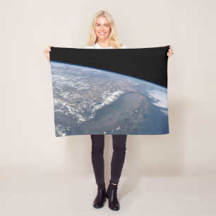 California And Nevada As Seen From Space. Fleece Blanket