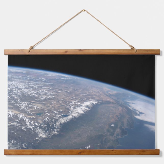 California And Nevada As Seen From Space. Hanging Tapestry (Front)