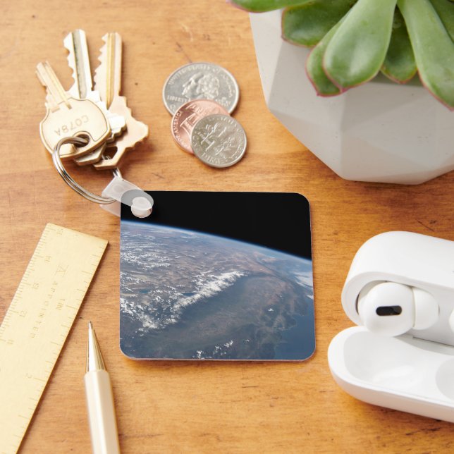 California And Nevada As Seen From Space. Keychain (Desk)