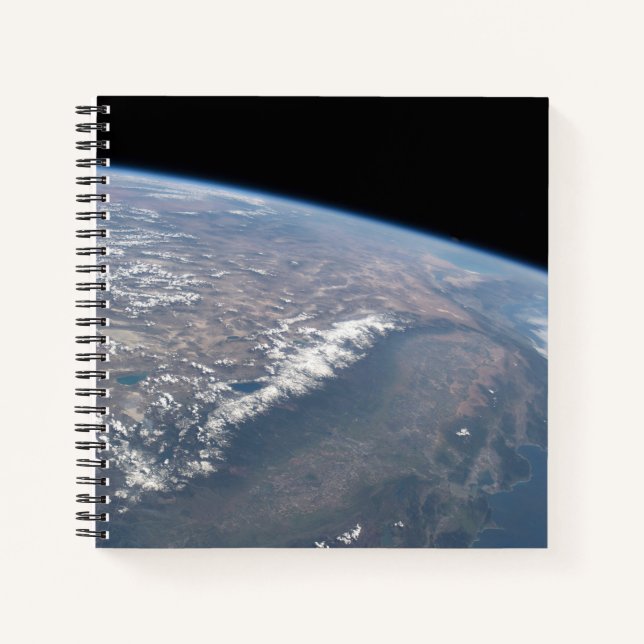 California And Nevada As Seen From Space. Notebook (Front)