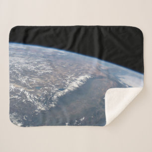 California And Nevada As Seen From Space. Sherpa Blanket