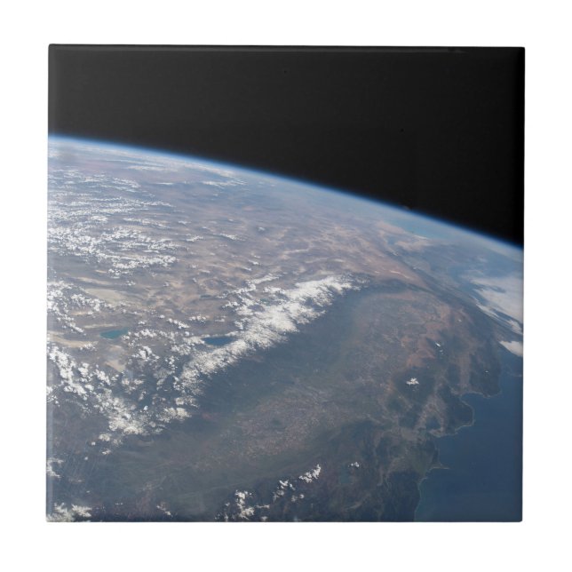 California And Nevada As Seen From Space. Tile (Front)