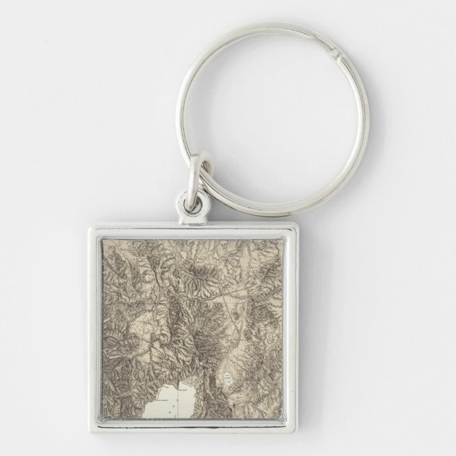 California and Nevada Keychain (Front)