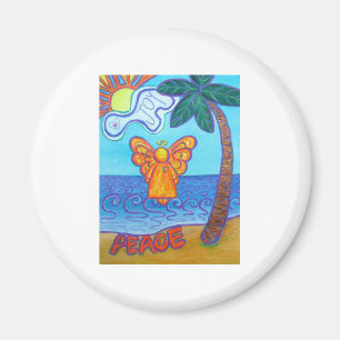 California Beach Angel Magnet