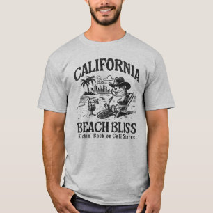 California Beach Bliss on Cali Shores T-Shirt