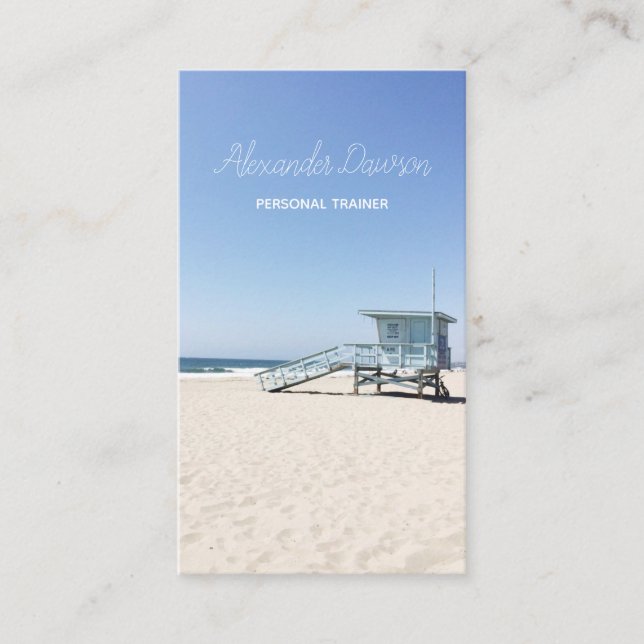 California Beach - Business Card (Front)