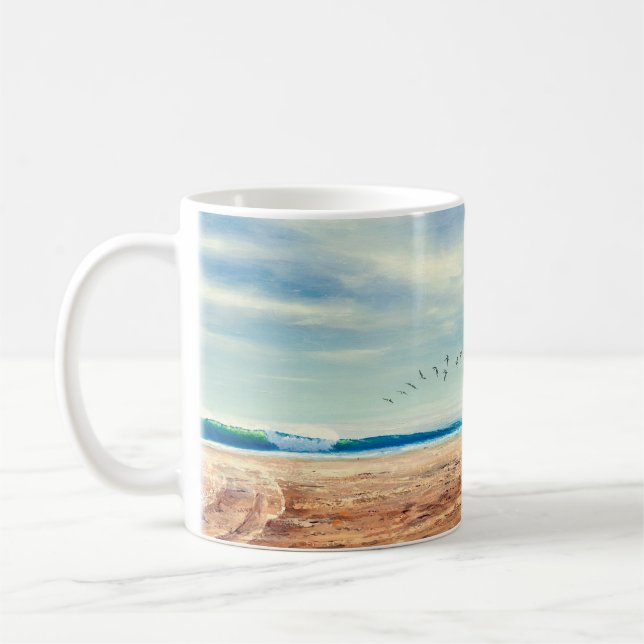 California Beach Coffee Mug (Left)