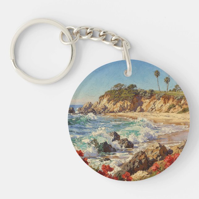  California Beach | Impressionist Coastal Art (Devant)