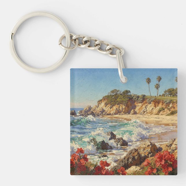  California Beach | Impressionist Coastal Art (Devant)