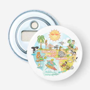 California Beach Life Bottle Opener