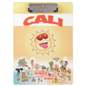California Beach Paradise Clipboard