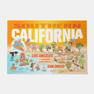 California Beach Paradise Doormat