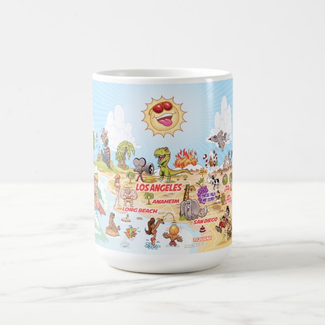 California Beach Paradise Mug (Center)