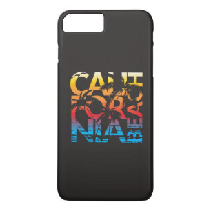 California Beach Poster iPhone 8 Plus/7 Plus Case