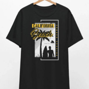California Beach Surfing Style T-Shirt