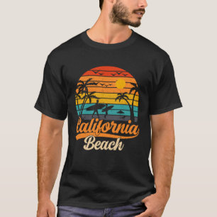 California beach surfing USA woman men T-Shirt