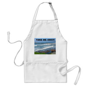 CALIFORNIA BEACH, TAKE ME apron